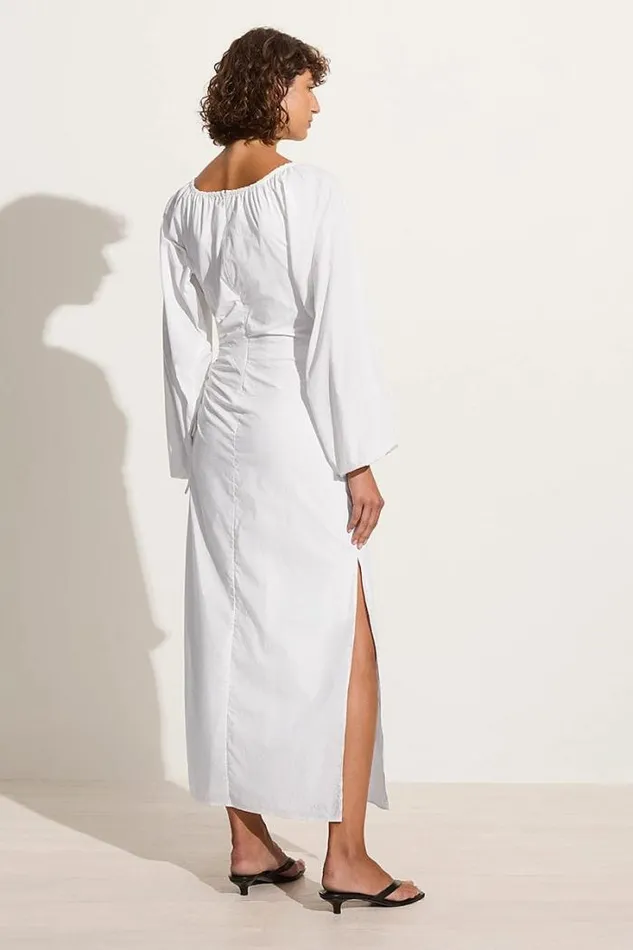 Women Faithfull The Brand Dresses De Deus Midi Dress White