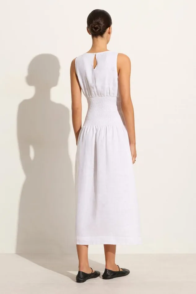 Women Faithfull The Brand Dresses La Canella Midi Dress White