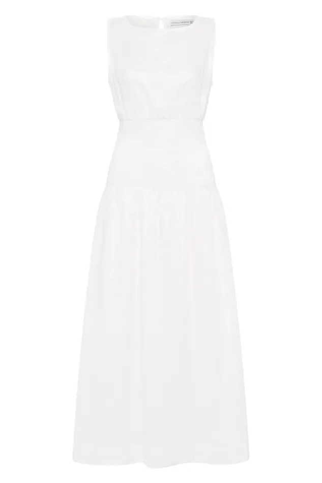 Women Faithfull The Brand Dresses La Canella Midi Dress White