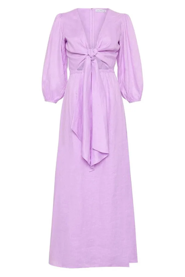Women Faithfull The Brand Dresses La Mia Maxi Dress Lilac 8211 Final Sale