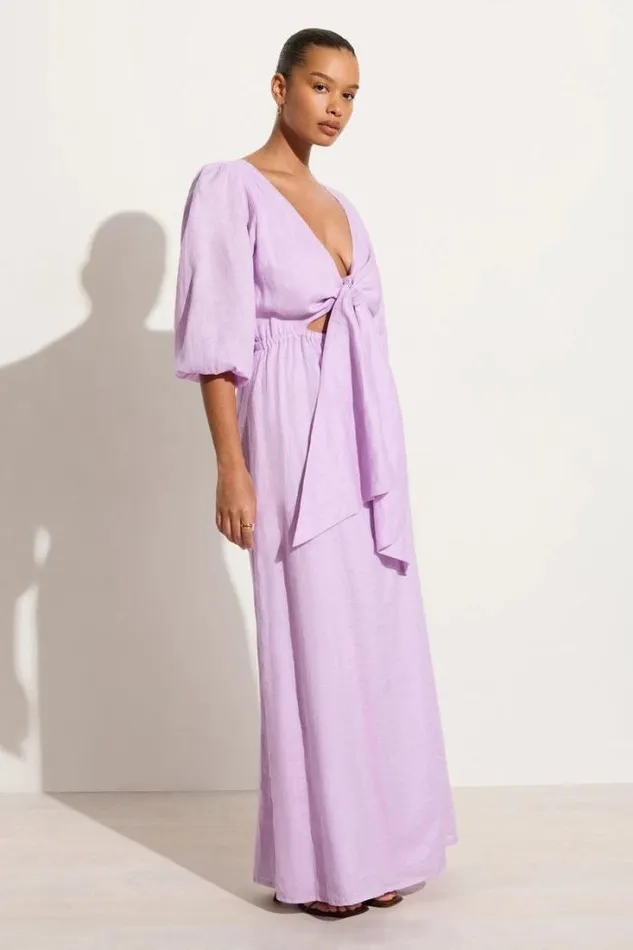 Women Faithfull The Brand Dresses La Mia Maxi Dress Lilac 8211 Final Sale