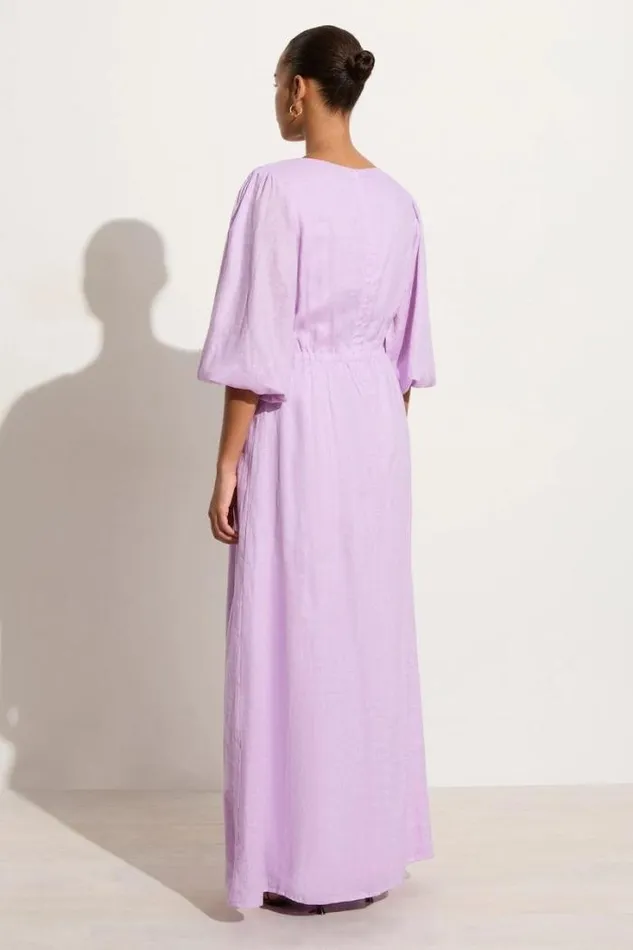 Women Faithfull The Brand Dresses La Mia Maxi Dress Lilac 8211 Final Sale