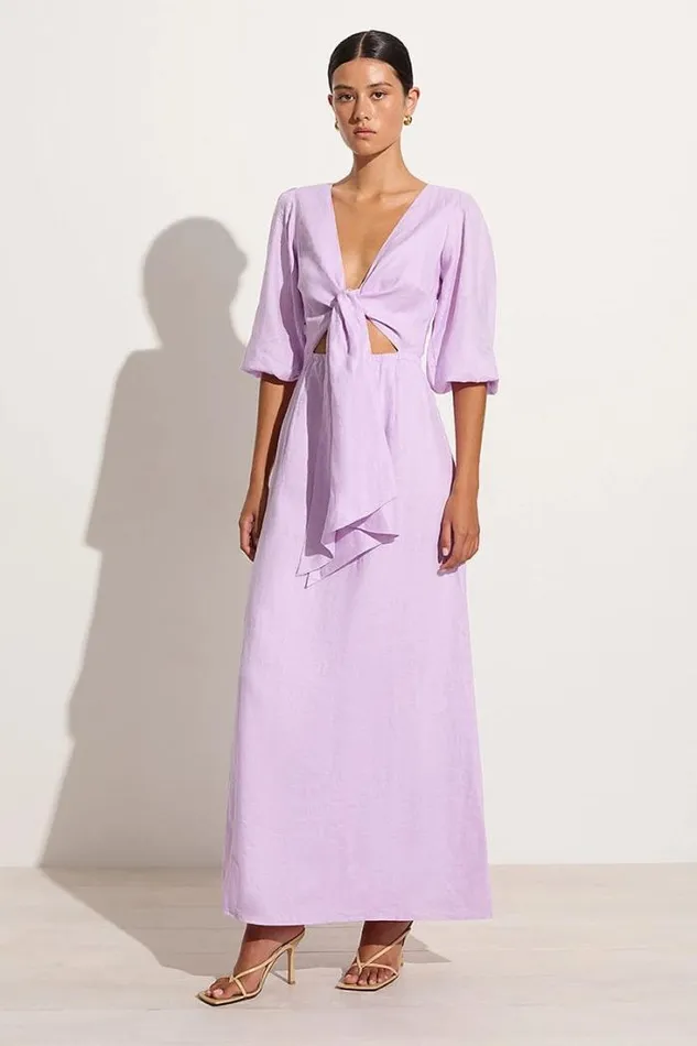 Women Faithfull The Brand Dresses La Mia Maxi Dress Lilac 8211 Final Sale
