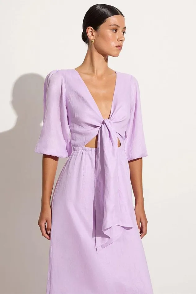 Women Faithfull The Brand Dresses La Mia Maxi Dress Lilac 8211 Final Sale