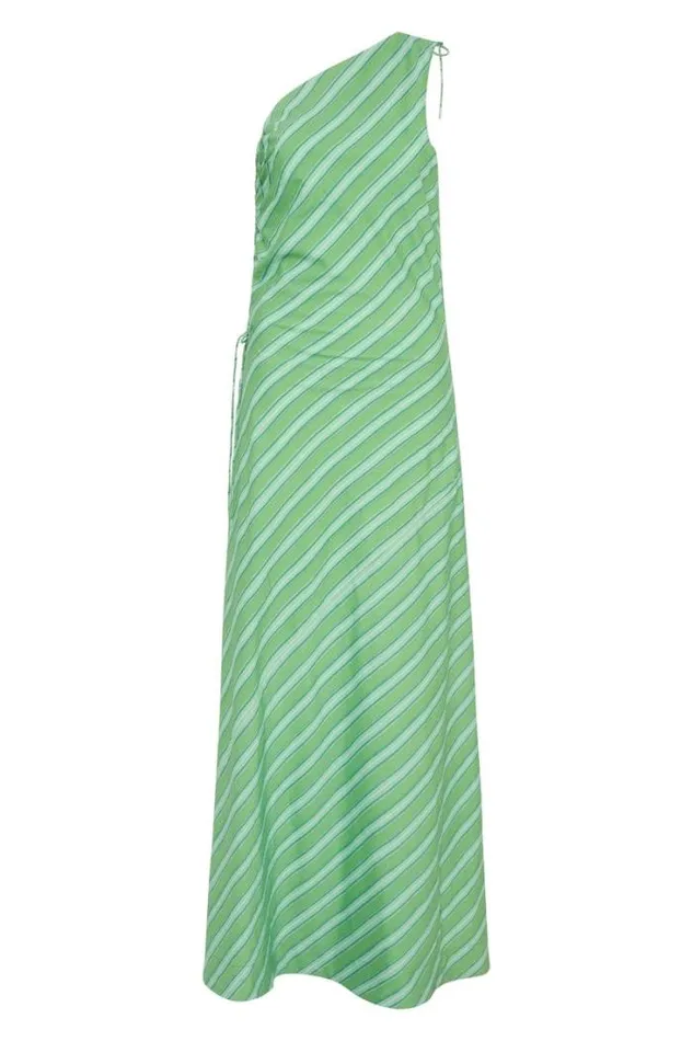 Women Faithfull The Brand Dresses Laureles Maxi Dress Akaia Stripe Green