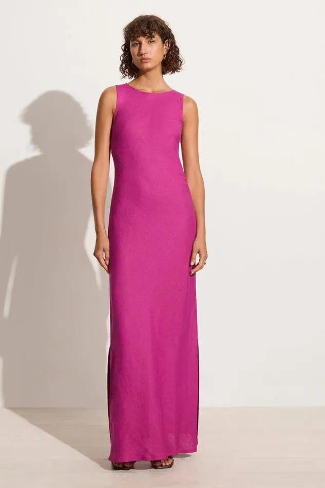 Women Faithfull The Brand Dresses Lobo Maxi Dress Magenta