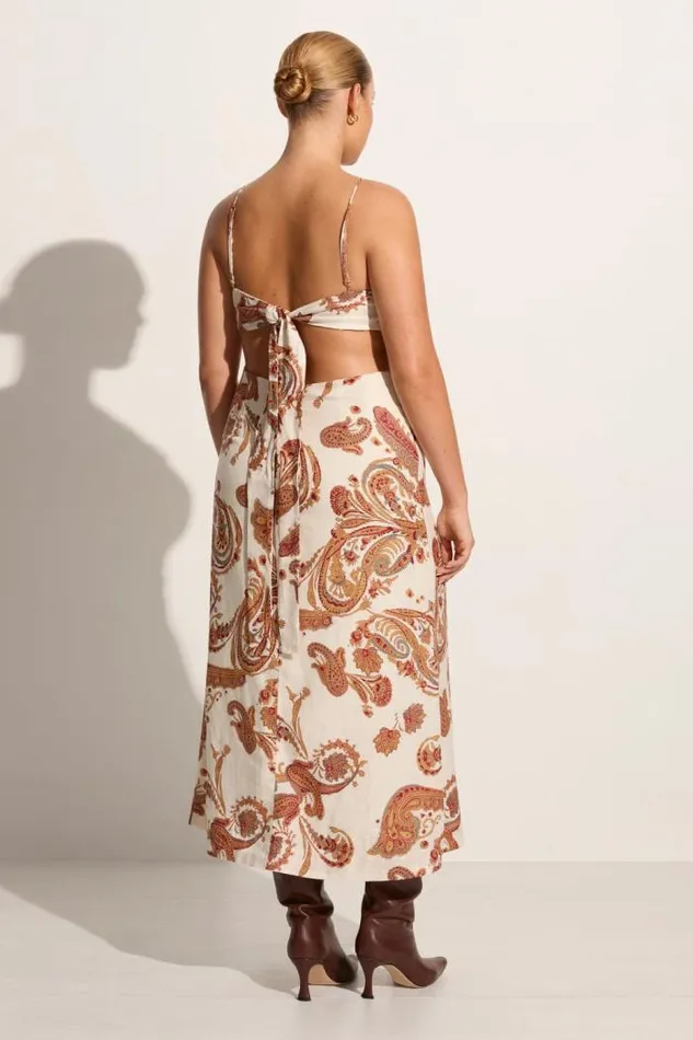 Women Faithfull The Brand Dresses Regina Midi Dress Alessia Paisley