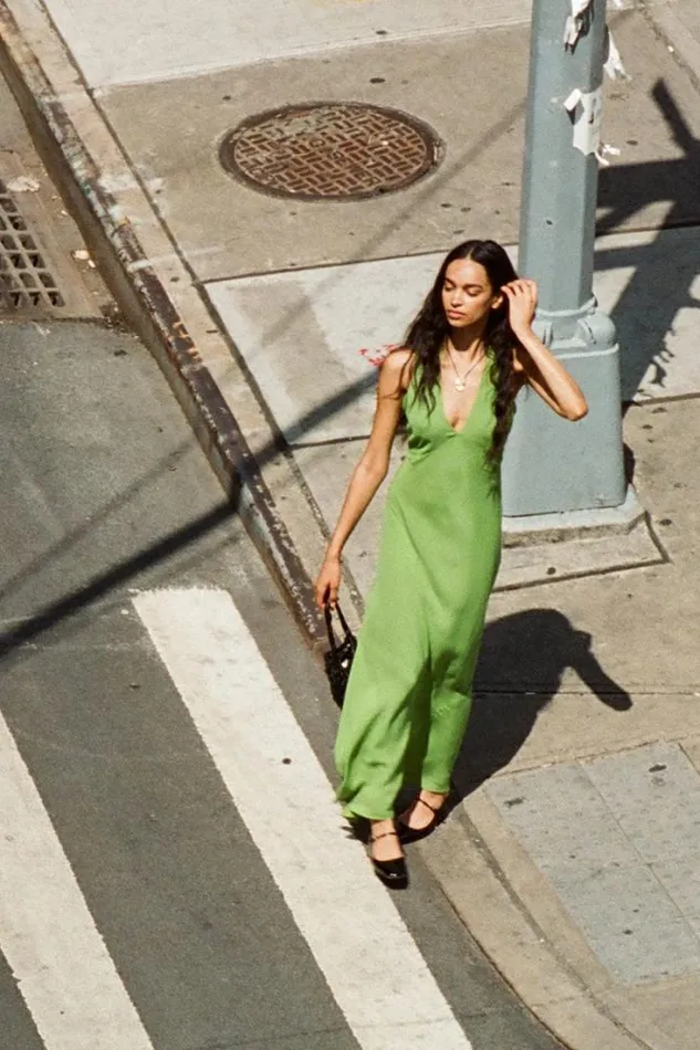 Women Faithfull The Brand Dresses Romi Maxi Dress Apple