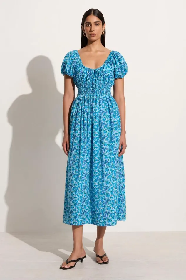 Women Faithfull The Brand Dresses Vineria Midi Dress Stellina Floral