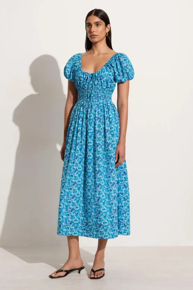 Women Faithfull The Brand Dresses Vineria Midi Dress Stellina Floral