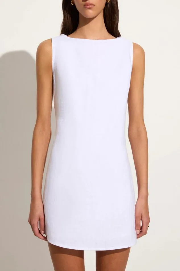 Women Faithfull The Brand Mini Dresses Lui Mini Dress White