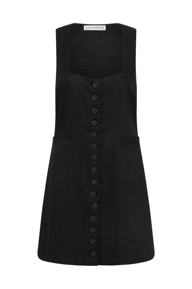 Women Faithfull The Brand Mini Dresses Marinia Mini Dress Black