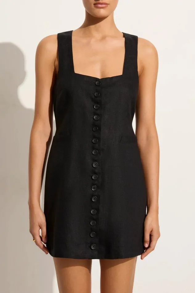 Women Faithfull The Brand Mini Dresses Marinia Mini Dress Black