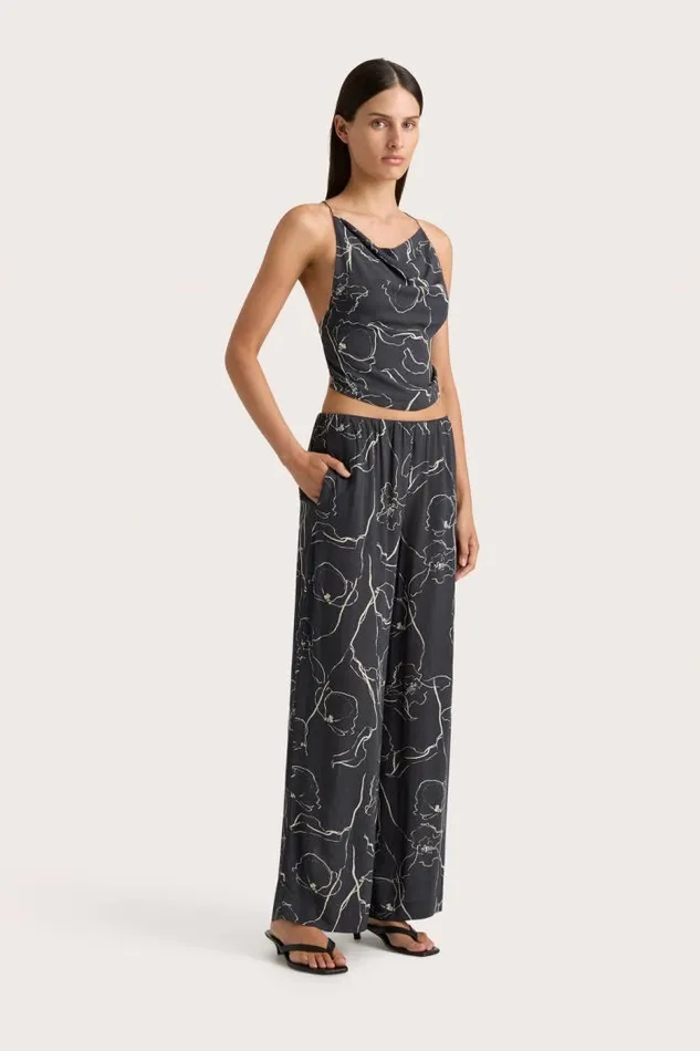 Women Faithfull The Brand Pants Aurelie Pant Calla Charred Navy