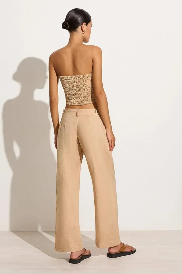 Women Faithfull The Brand Pants Francois Pants Wheat 8211 Final Sale