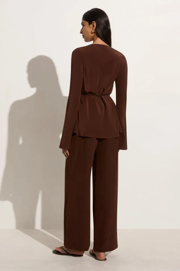 Women Faithfull The Brand Pants Monforte Pant Cioccolato