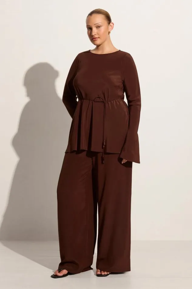 Women Faithfull The Brand Pants Monforte Pant Cioccolato