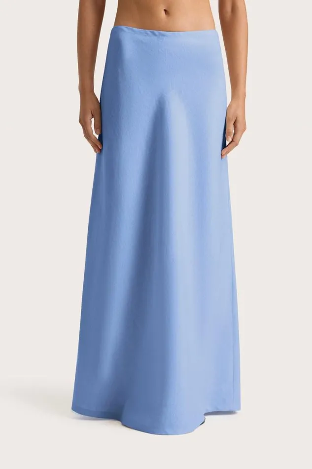 Women Faithfull The Brand Skirts and Shorts Antibes Maxi Skirt Mid Blue