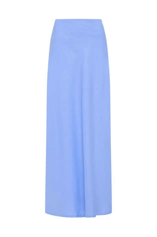 Women Faithfull The Brand Skirts and Shorts Antibes Maxi Skirt Mid Blue