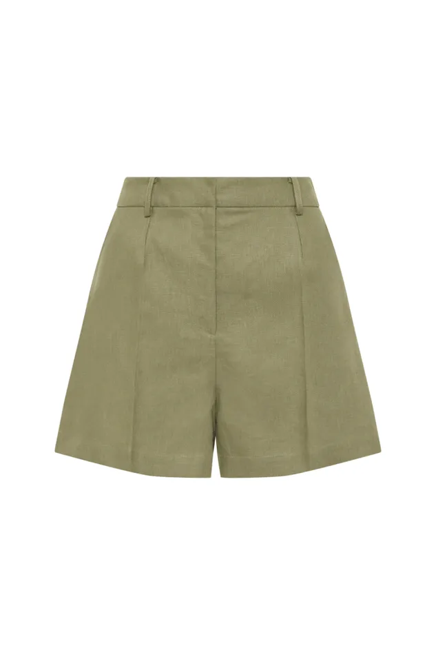 Women Faithfull The Brand Skirts and Shorts Antibes Short Khaki