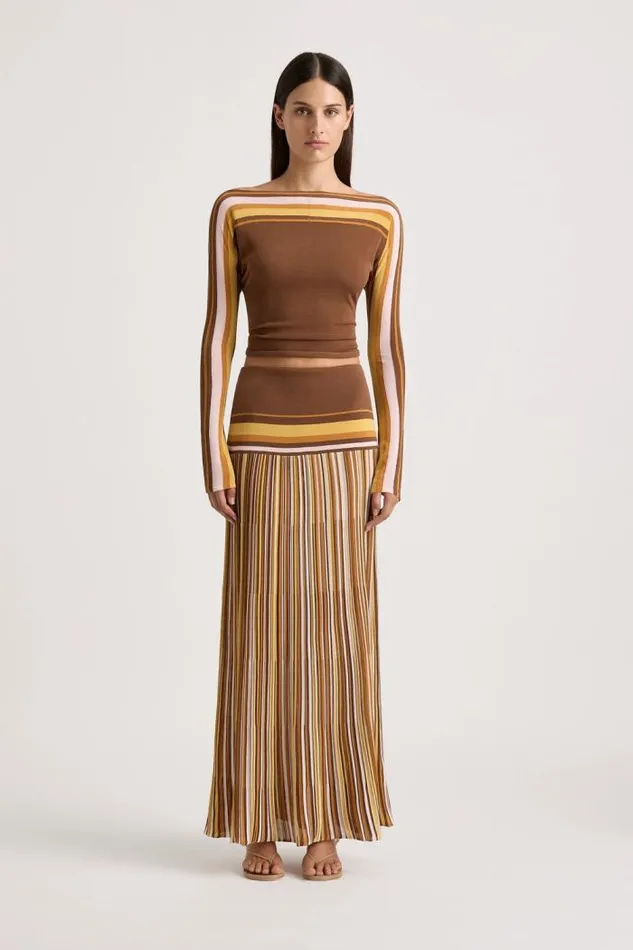 Women Faithfull The Brand Skirts and Shorts Citara Skirt Cocoa