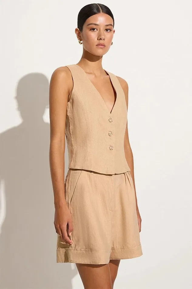 Women Faithfull The Brand Skirts and Shorts Les Deux Short Wheat 8211 Final Sale