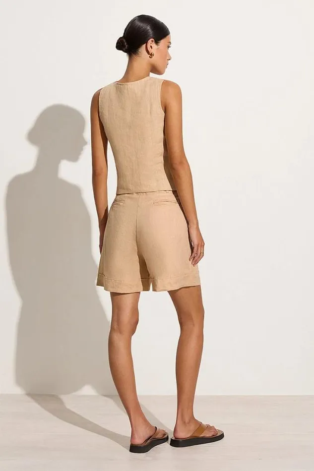 Women Faithfull The Brand Skirts and Shorts Les Deux Short Wheat 8211 Final Sale