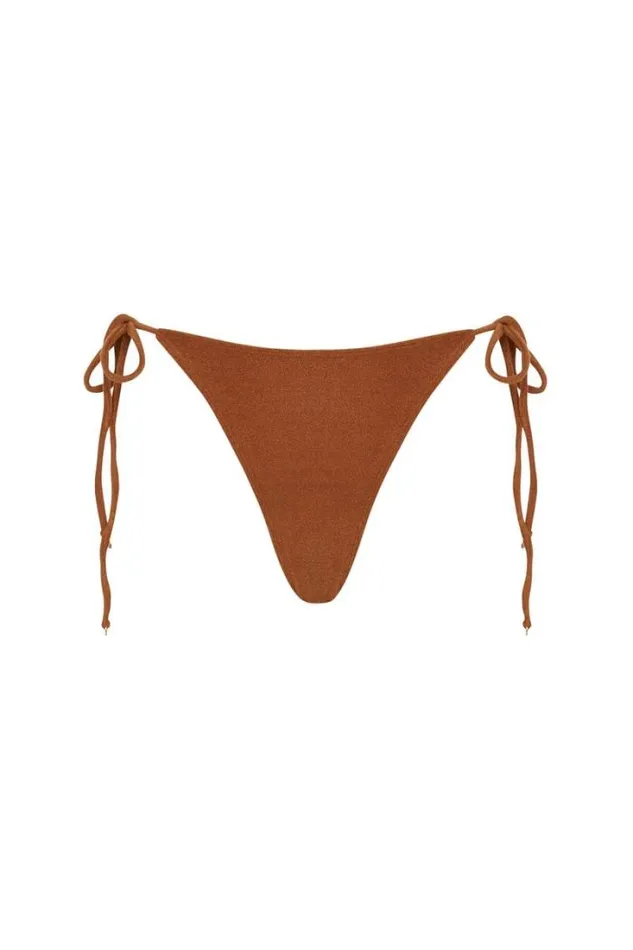 Women Faithfull The Brand Swim Andrea Bikini Bottoms Cocoa Towelling 8211 Final Sale