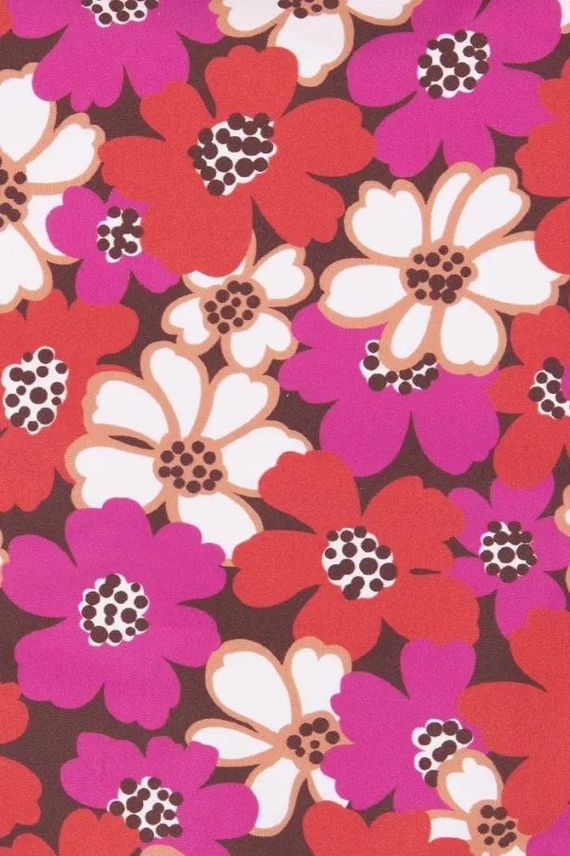 Women Faithfull The Brand Swim Chania Bikini Bottoms Li Reni Floral Print Fuchsia 8211 Final Sale