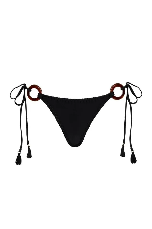 Women Faithfull The Brand Swim Della Bikini Bottoms Black