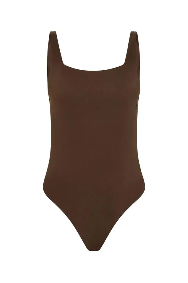 Women Faithfull The Brand Swim Do Rei One Piece Coffee