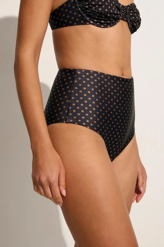 Women Faithfull The Brand Swim Reyes Bikini Bottoms Ludovica Polka Dot