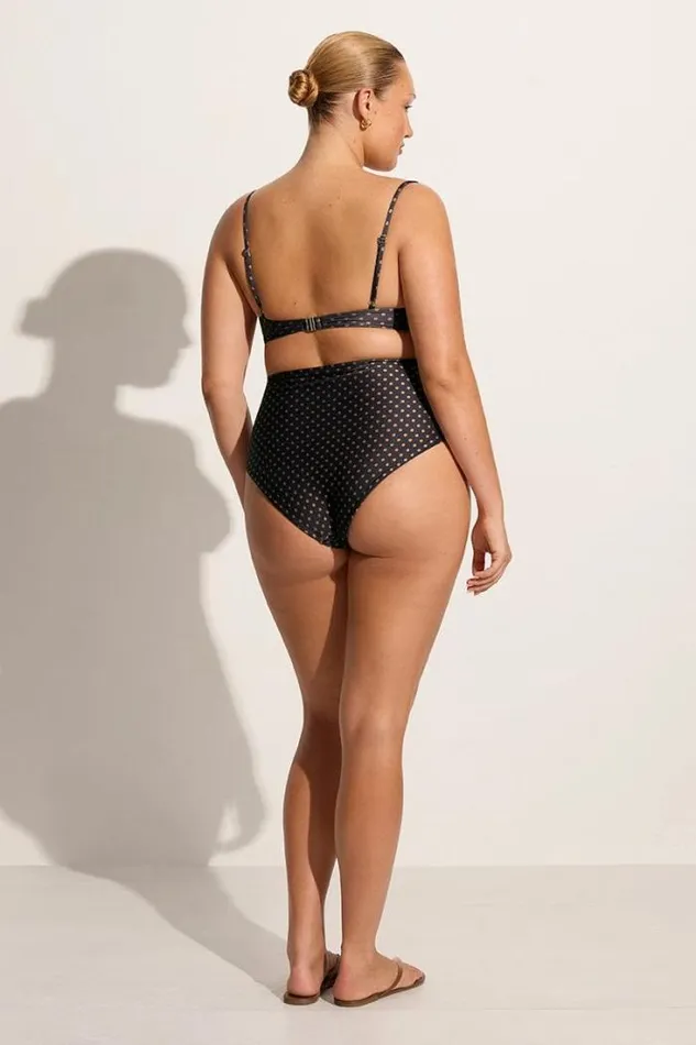 Women Faithfull The Brand Swim Reyes Bikini Bottoms Ludovica Polka Dot