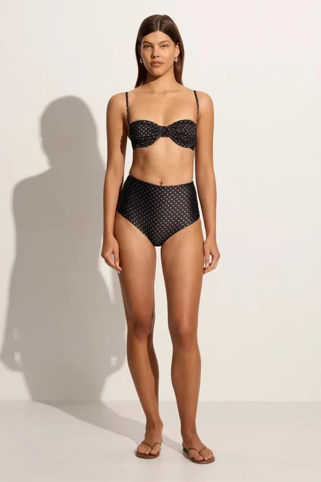 Women Faithfull The Brand Swim Reyes Bikini Bottoms Ludovica Polka Dot