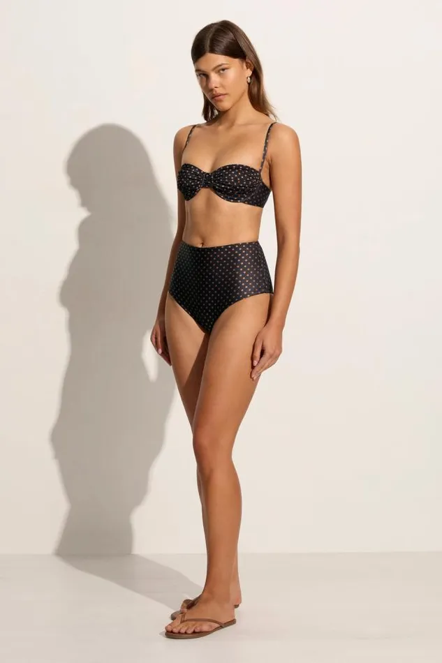 Women Faithfull The Brand Swim Reyes Bikini Bottoms Ludovica Polka Dot