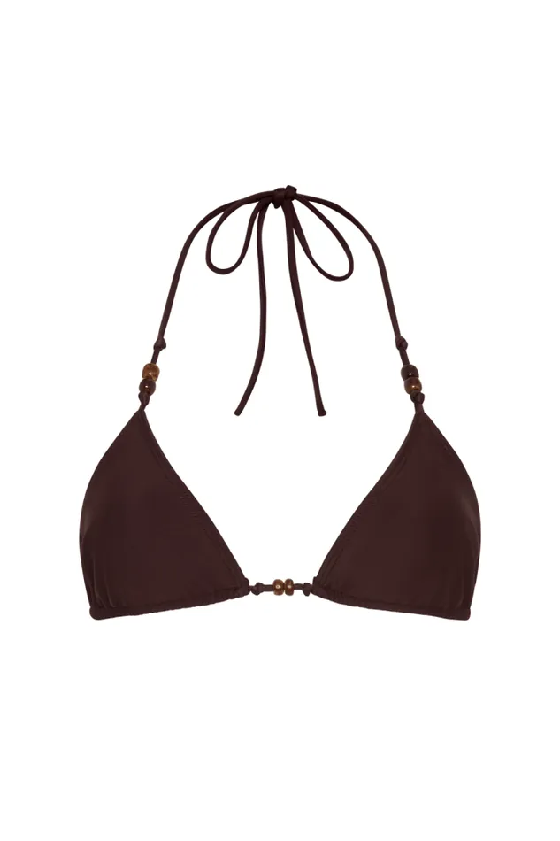 Women Faithfull The Brand Swim Uma Bikini Top Soil