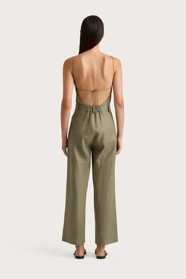 Women Faithfull The Brand Tops Antibes Top Khaki