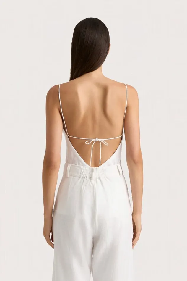 Women Faithfull The Brand Tops Antibes Top White