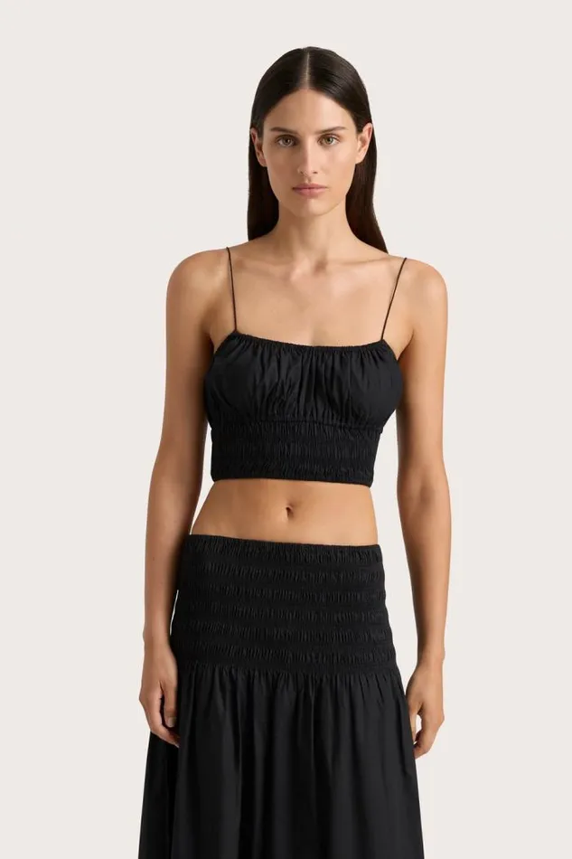 Women Faithfull The Brand Tops Baia Top Black