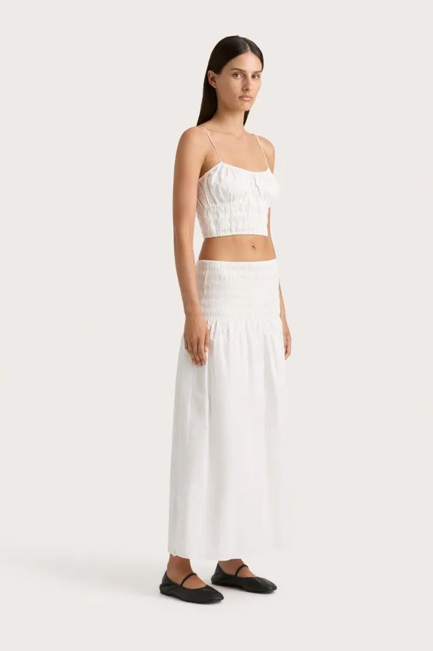 Women Faithfull The Brand Tops Baia Top White