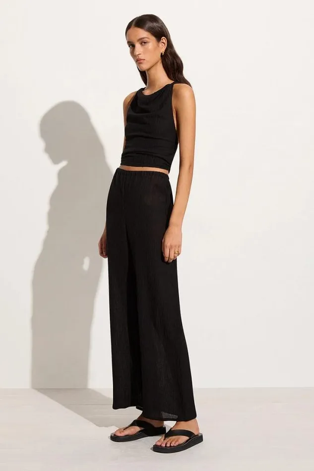 Women Faithfull The Brand Tops Dione Top Black
