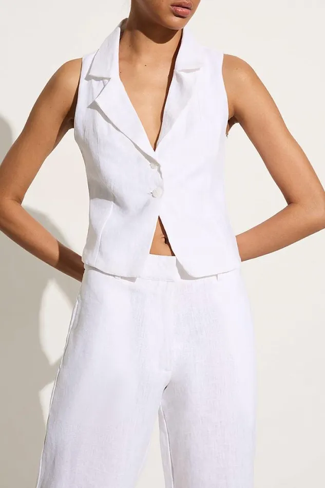 Women Faithfull The Brand Tops Gabriel Top White