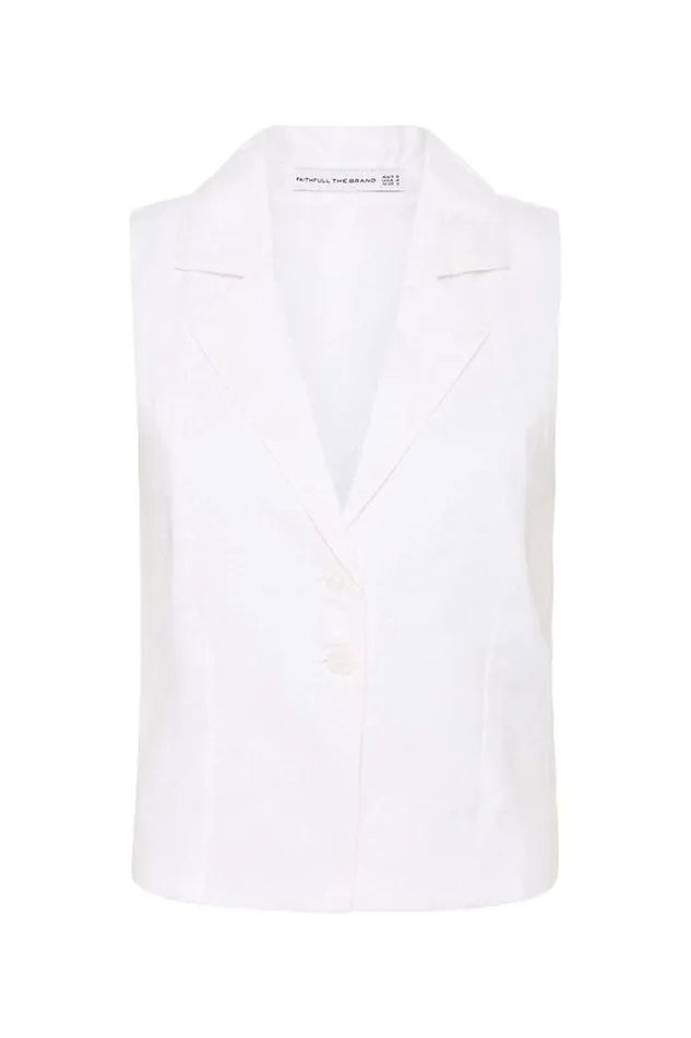 Women Faithfull The Brand Tops Gabriel Top White