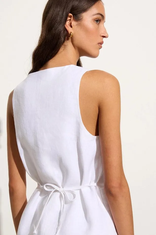Women Faithfull The Brand Tops Maya Vest White