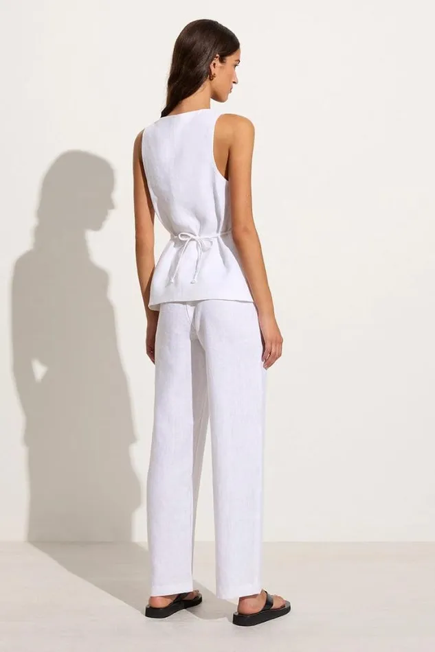 Women Faithfull The Brand Tops Maya Vest White