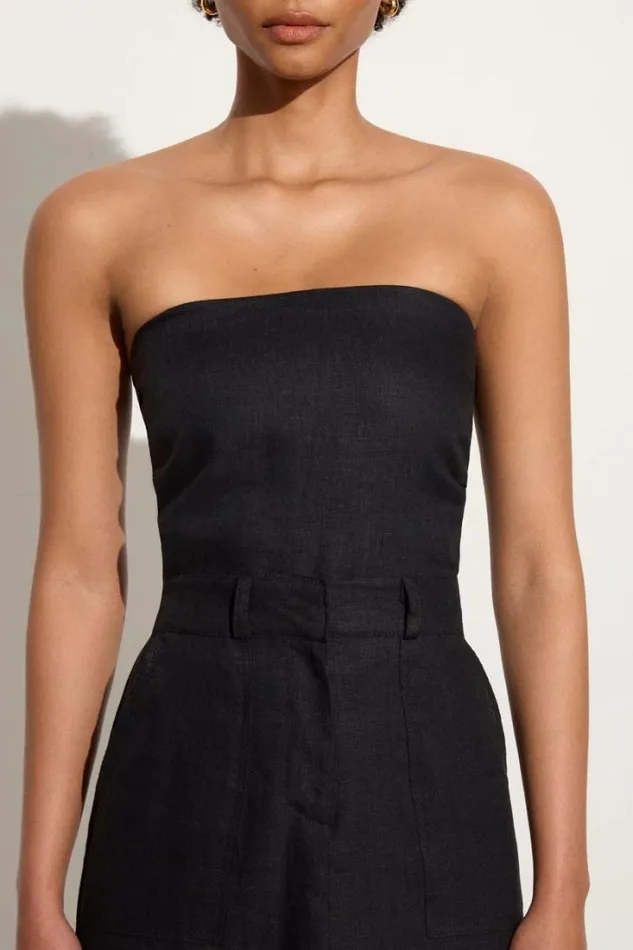 Women Faithfull The Brand Tops Praiyah Bodice Black