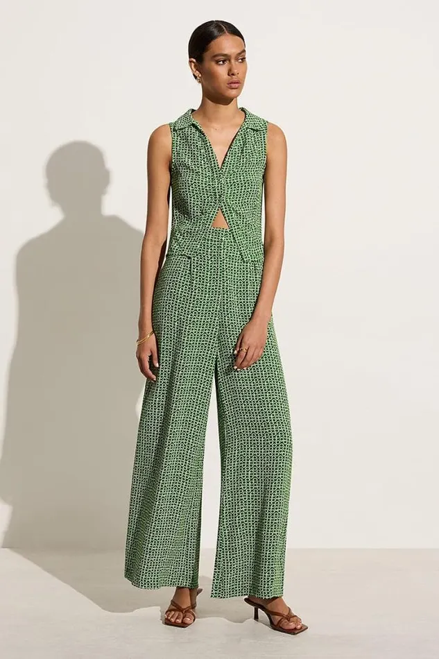 Women Faithfull The Brand Tops Vivi Top Azulejo