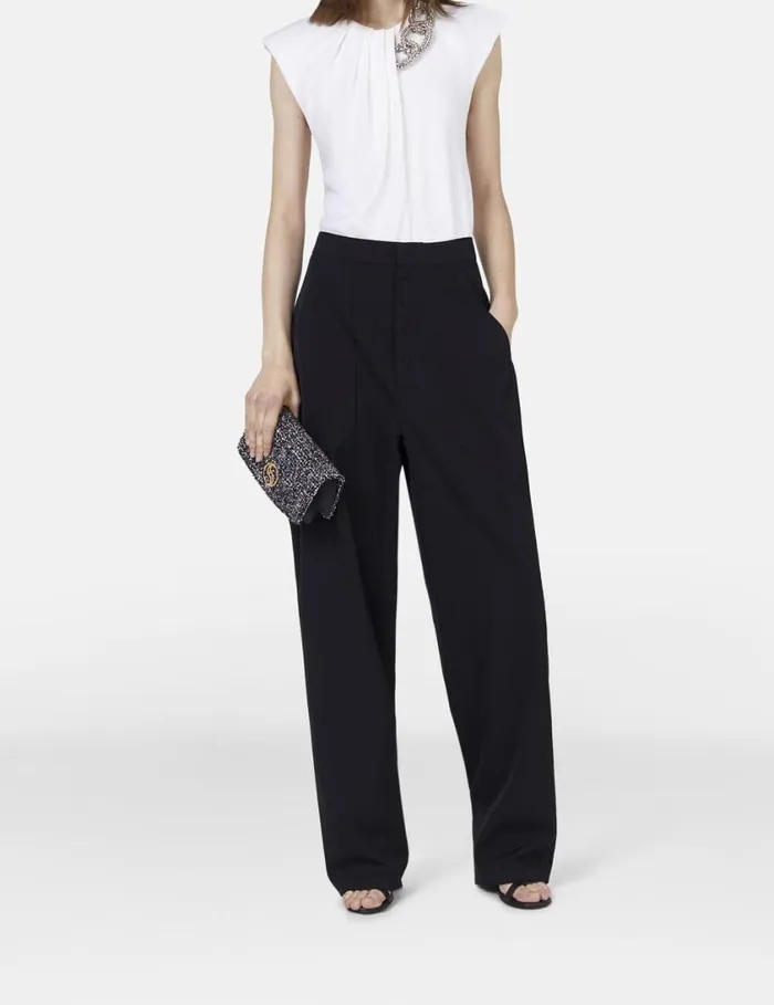 Women Falabella Crystal Chain Sleeveless Top White Stella McCartney Sweatshirts And TShirts Women Falabella Crystal Chain Sleeveless Top White Stella McCartney Sweatshirts And TShirts