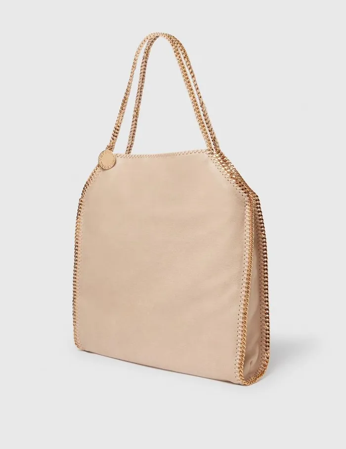 Women Falabella Large Shoulder Tote Bag Buttercream Stella McCartney Iconic Falabella Women Falabella Large Shoulder Tote Bag Buttercream Stella McCartney Iconic Falabella