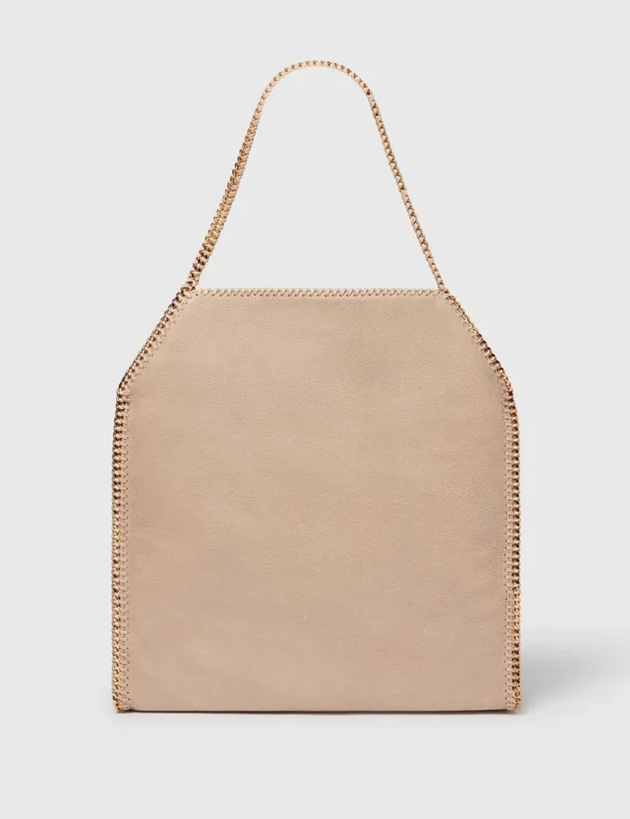 Women Falabella Large Shoulder Tote Bag Buttercream Stella McCartney Iconic Falabella Women Falabella Large Shoulder Tote Bag Buttercream Stella McCartney Iconic Falabella